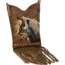 Women Cowgirl Western Country Horse Fringe Cross Body Messenger Purse Ha... - $33.99