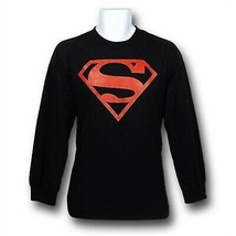 Superboy Symbol Long Sleeve T-Shirt Black - £33.55 GBP+