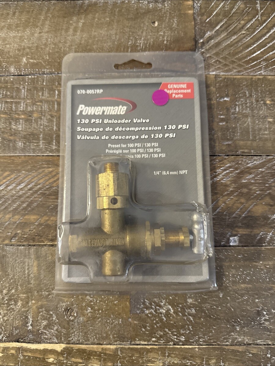 Powermate 130 PSI Unloader Valve 1/4” - $87.88
