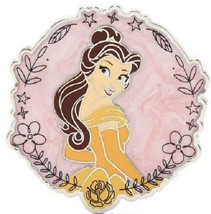 Disney Beauty and the Beast Princess Belle Limited Release Floral Border pin - £12.59 GBP