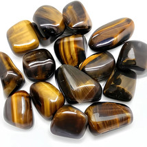 TUMBLED Gold TIGER EYE 1/4-5 Lb Lot * 1/2-1&quot; or 1-2&quot; Size * Brazil Gemstone - £4.25 GBP+