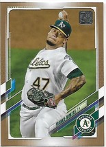 2021 Topps Update Gold #US154 Frankie Montas NM-MT 1772/2021 Athletics - $1.67