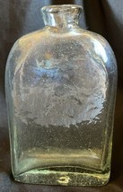 Antique Hand Blown Glass Medicine or Alcohol Pint Bottle - £13.73 GBP