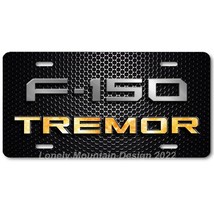 Ford F-150 Tremor Inspired Art on Mesh FLAT Aluminum Novelty License Tag... - £14.13 GBP