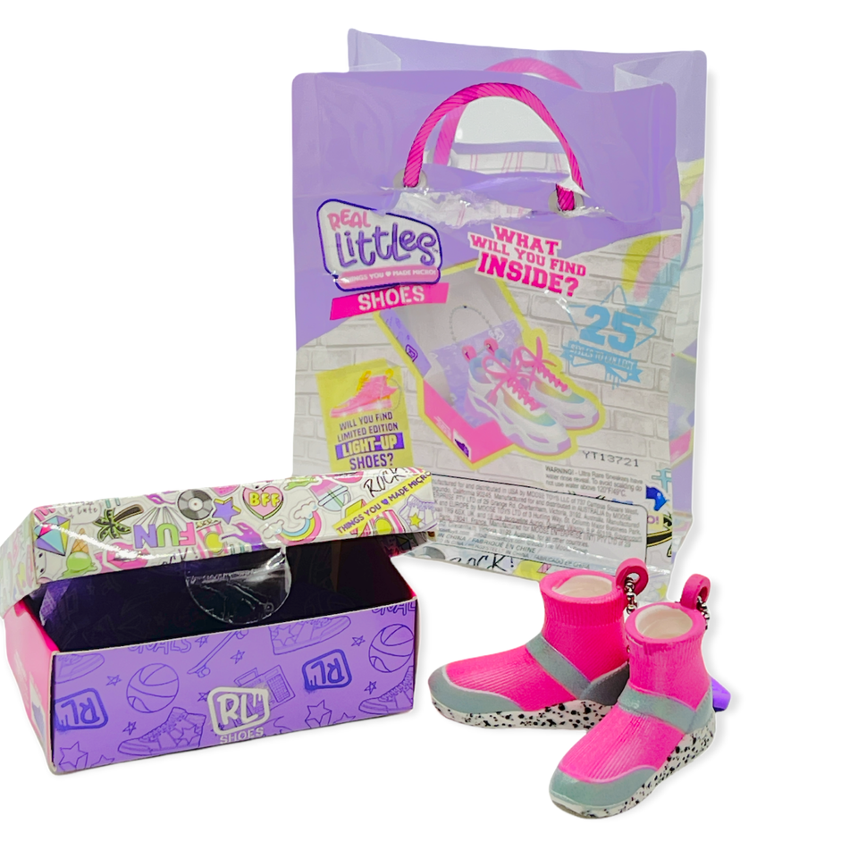 Shopkins Real Littles Shoes Pink & Comfy Miniature Shoes NEW Free Shipping - $15.83
