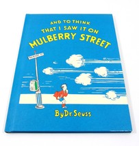 And To Think That I Saw It On Mulberry Street Vintage Dr. Seuss Book Hardcover  - £182.69 GBP