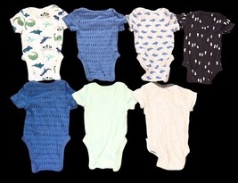 Newborn Baby Clothes Lot 18 Pc Bodysuits Sleepers Honest Gerber Unisex C image 7