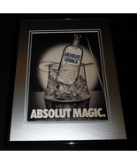 1989 Absolut Magic Vodka Framed 11x14 ORIGINAL Advertisement - £27.25 GBP