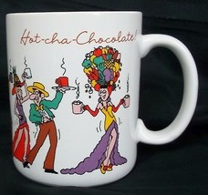 Shimmy Conga Line Carmen Miranda Hat Hot Chocolate Coffee Mug Cup Hallmark  - £23.73 GBP