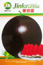 Goodidea Super Black Skin Red Seedless Watermelon &#39;Landmine&#39; Organic Seed, Origi - £6.11 GBP