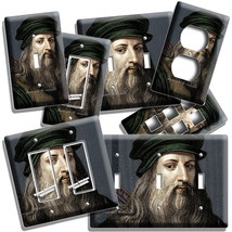Leonardo Da Vinci Renaissance Era Genius Light Switch Outlet Wall Plate Hd Decor - £9.58 GBP+