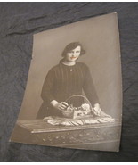 Italian Postcard Postcard Portrait of Women with Basket Table Beads-
sho... - $285.48 MXN
