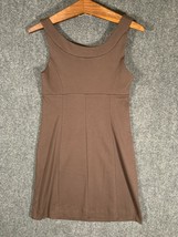 New York &amp; Company XS Brown Dress Short Sleeveless Regular Fit Womens Ca... - £8.27 GBP