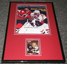 Larry Robinson Canadiens Signed Framed 11x17 Photo Display - £50.88 GBP