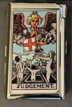 Judgement Tarot Card Cig Storage Case With Built in Butane Lighter  - £29.68 GBP