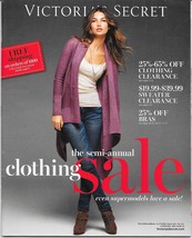 Victoria&#39;s Secret The SEMI-ANNUAL Clothing Sale 2011 Catalog Lily Aldridge Cover - $13.49