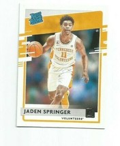 Jaden Springer 2021 Panini Chronicles Donruss Draft Picks Rookie Card #45 - £3.88 GBP