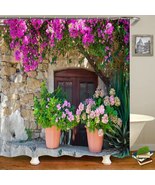 New High Quality Flowers Scenery Pattern Bathroom Shower Curtain Waterpr... - £18.31 GBP+