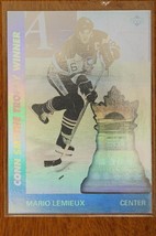 AW9 Conn Smythe Trophy Winner Holo Hockey Card Mario Lemieux Playoff MVP - $8.41