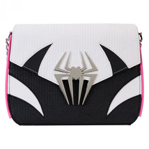 Spider-Verse Spider-Gwen Suit Crossbody Bag by Loungefly Multi-Color - £56.62 GBP