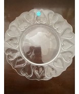 TIFFANY &amp; CO Crystal Hearts Salad Dessert Appetizer Plate  8.5&quot; Germany ... - £38.55 GBP