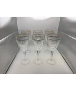 Set of 6 Lenox Crystal AMBASSADOR Gold Water Goblets Glasses - $179.99