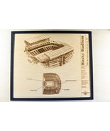 Husky Stadium Washington Wood Engraved Wall Hanging Stadium Blueprint Ch... - $639.82 MXN