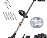 Huhulala Cordless Grass Trimmer With Battery And Charger, Electric Lawnm... - $154.93