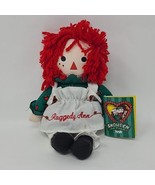 Vintage 1998 Snowden &amp; Friends Raggedy Ann Christmas Plush Doll Commonwe... - £12.41 GBP