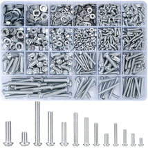 1080 Pcs Screws Bolts and Nuts Assortment Kit, Metric Machine Screws and Nuts an - £16.66 GBP