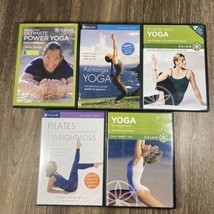 Lot of Gaiam Fitness Yoga/Pilates DVDs Rodney Yee - £15.98 GBP