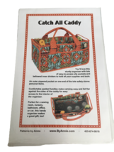 Patterns by Annie Sewing Pattern Catch All Caddy Bag Organizer Sewing Room Car - £11.81 GBP