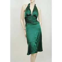 NEW NWT Nordstrom Maria Bianca Nero Halter Eve Womens Dress Green Size 0 - 2 - £46.83 GBP