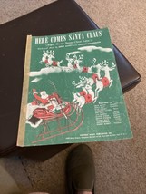 Gene Autry Here Comes Santa Claus  Sheet Music 1947 - £3.93 GBP
