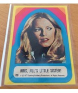 1977 Topps Charlie&#39;s Angels Series 3 Sticker ~ Kris, Jill&#39;s Little Siste... - £0.97 GBP