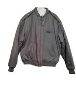 Members Only Jacket Gray Cafe Racer Classic Size 38 Mens Large - £25.74 GBP