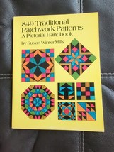 849 Traditional Patchwork Patterns Handbook Susan Winter Mills Paperback 1989 - $12.34