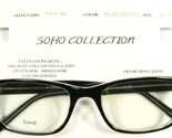 NEW VE Soho 95 BLACK On CRYSTAL EYEGLASSES GLASSES PLASTIC FRAME 52-19-1... - $16.93