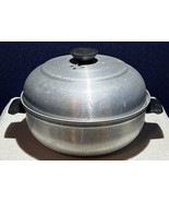 Vintage Mirro Aluminum 2000KM 3pc Bun Warmer Set - $229.20 MXN