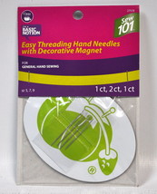 Dritz Ballpoint Hand Needles With Decorative Magnet 27518 - £3.91 GBP