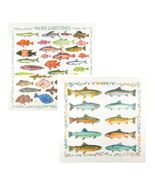 Fish and Trout Bandanna 2-Pack Bundle Pacific Coast Nature Facts Printed... - $330.74 MXN
