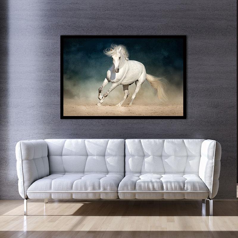 HQ Canvas Print Art Prints on Animal Horses Decorative Home Decor Modular Item image 4