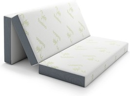 Regoss Full Tri-Fold Mattress, 6-Inch Folding Memory Foam, Camp Portable Bed - £244.95 GBP