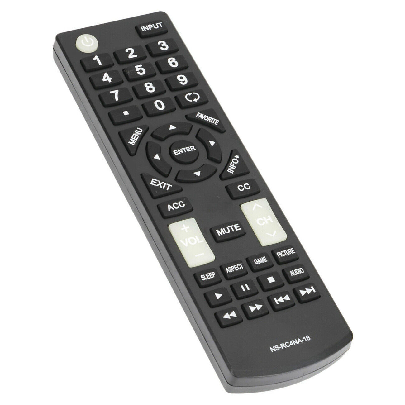 NsRc4Na18 Replace Remote Control For Insignia Tv Ns40D420Na16 Ns