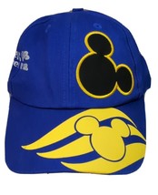 DISNEY Mickey Mouse OCEANEER CLUB Embroidered Strapback Adult  Cap Hat 1799 - £11.63 GBP
