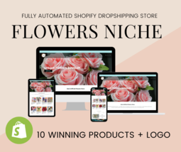  FLOWER NICHE Fully Automated Dropshipping Store Website + floristonline... - £71.22 GBP