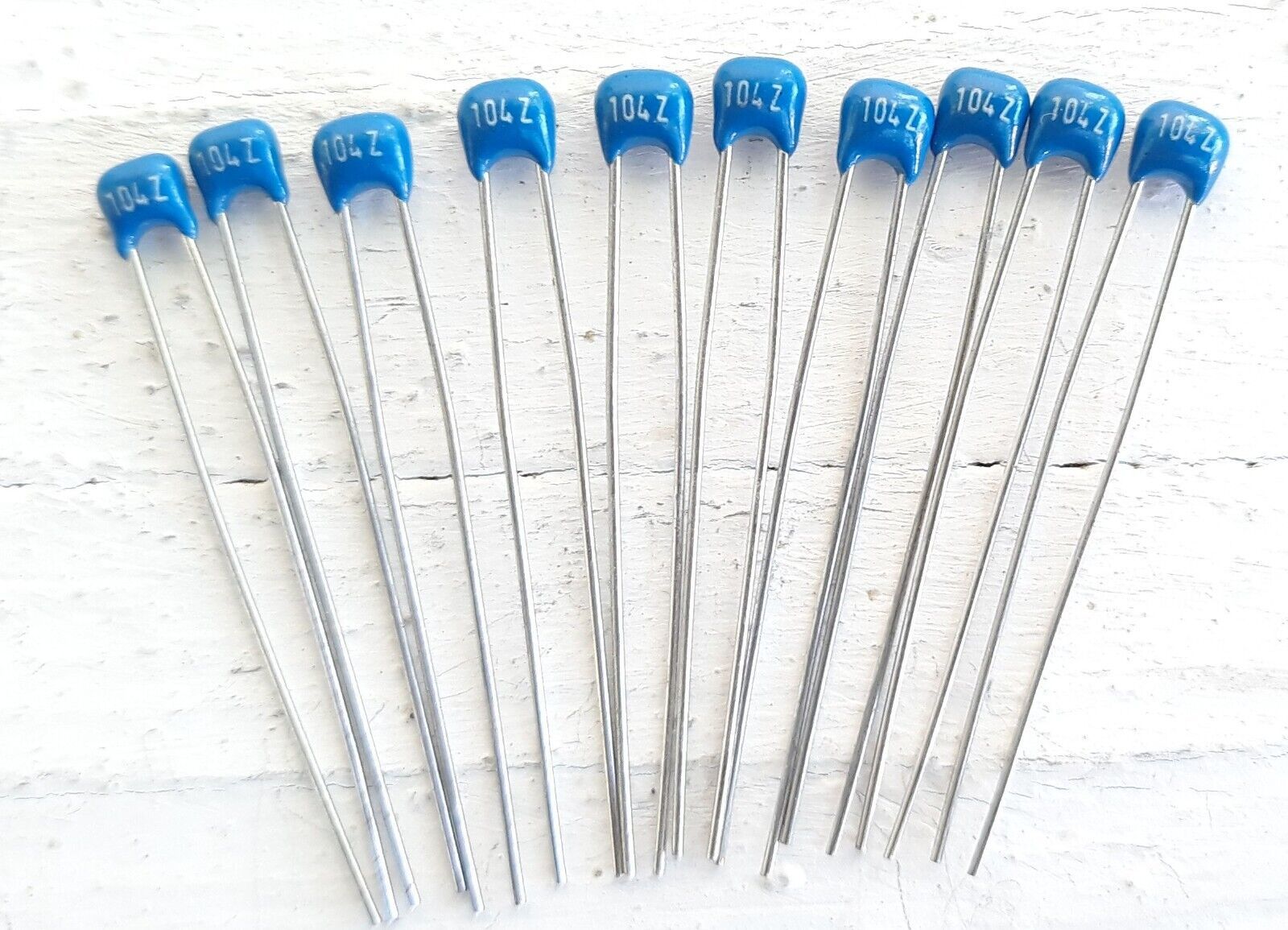 Corning Ceramic Capacitors CRC120Z5U Value .1 UF Tol .-20/+80% 50V Ten P... - $4.99