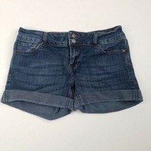 Delias Womens Bailey Shorts Size 3/4 Cuffed Stretch Booty Short Dark Was... - £7.76 GBP