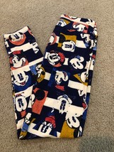 NWT Lularoe Leggings Disney OS One Size Mickey Minnie Mouse Stripe Cute Unicorn - £11.19 GBP
