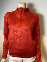 Spyder Active Red Long Sleeve Camo Pullover Athletic Jacket, Women&#39;s Size S - £11.20 GBP